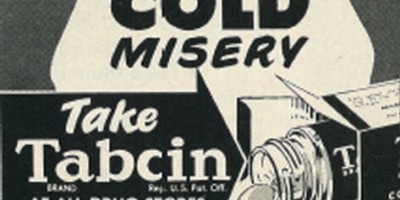 image of 1953 cold medicine ad
